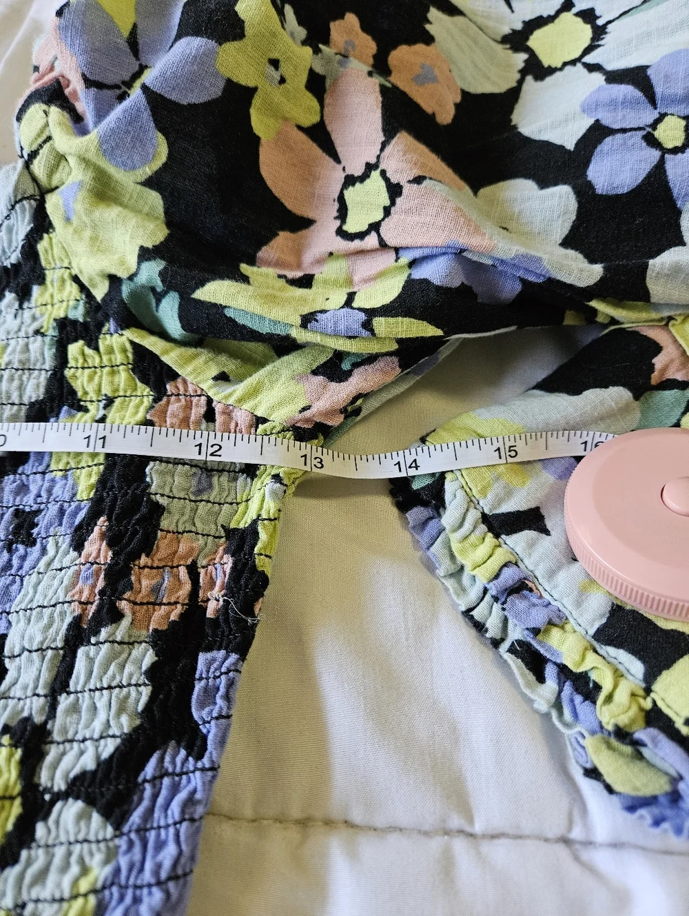 Free People Ariana Printed Crop Top- Size XS